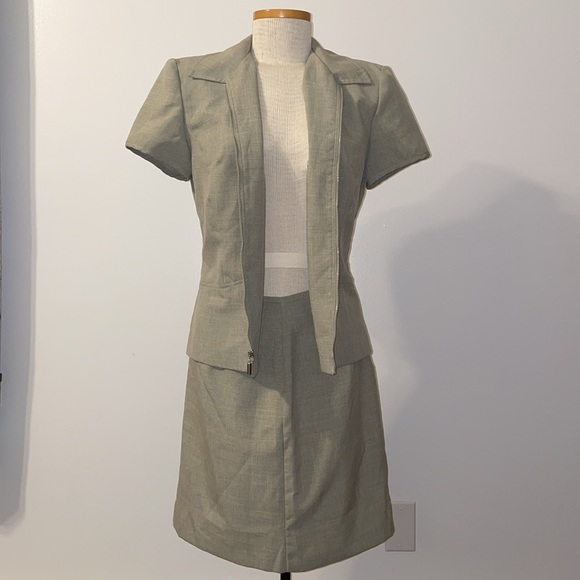 3 piece women’s fashion bug suit vintage grey/green - Picture 4 of 5